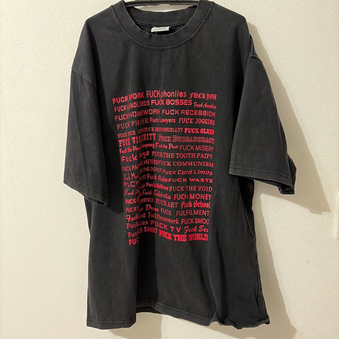 lil uzi vert 着用　vetements 25ss fuck tシャツ