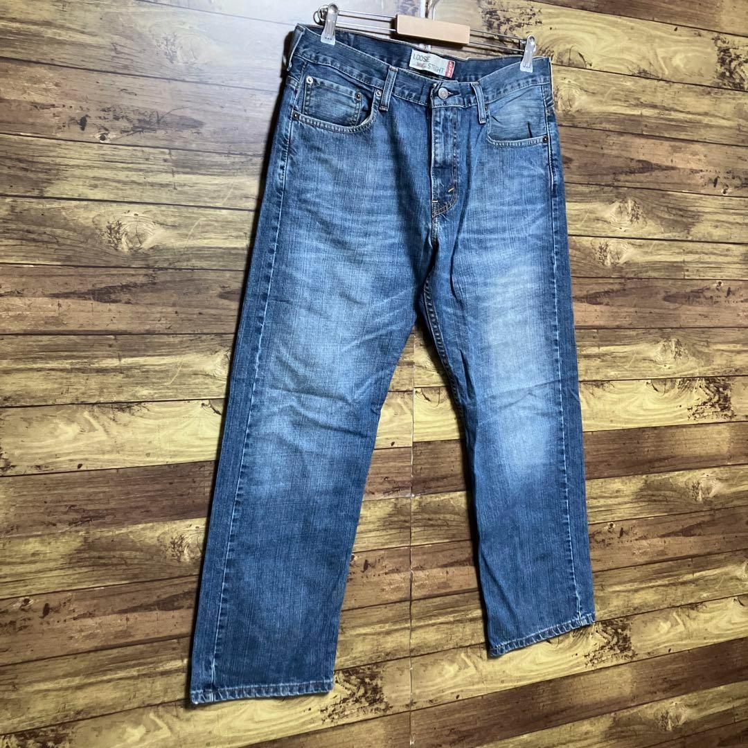 リーバイス569 Levis W33ブルーデニム ルーズストレート　古着