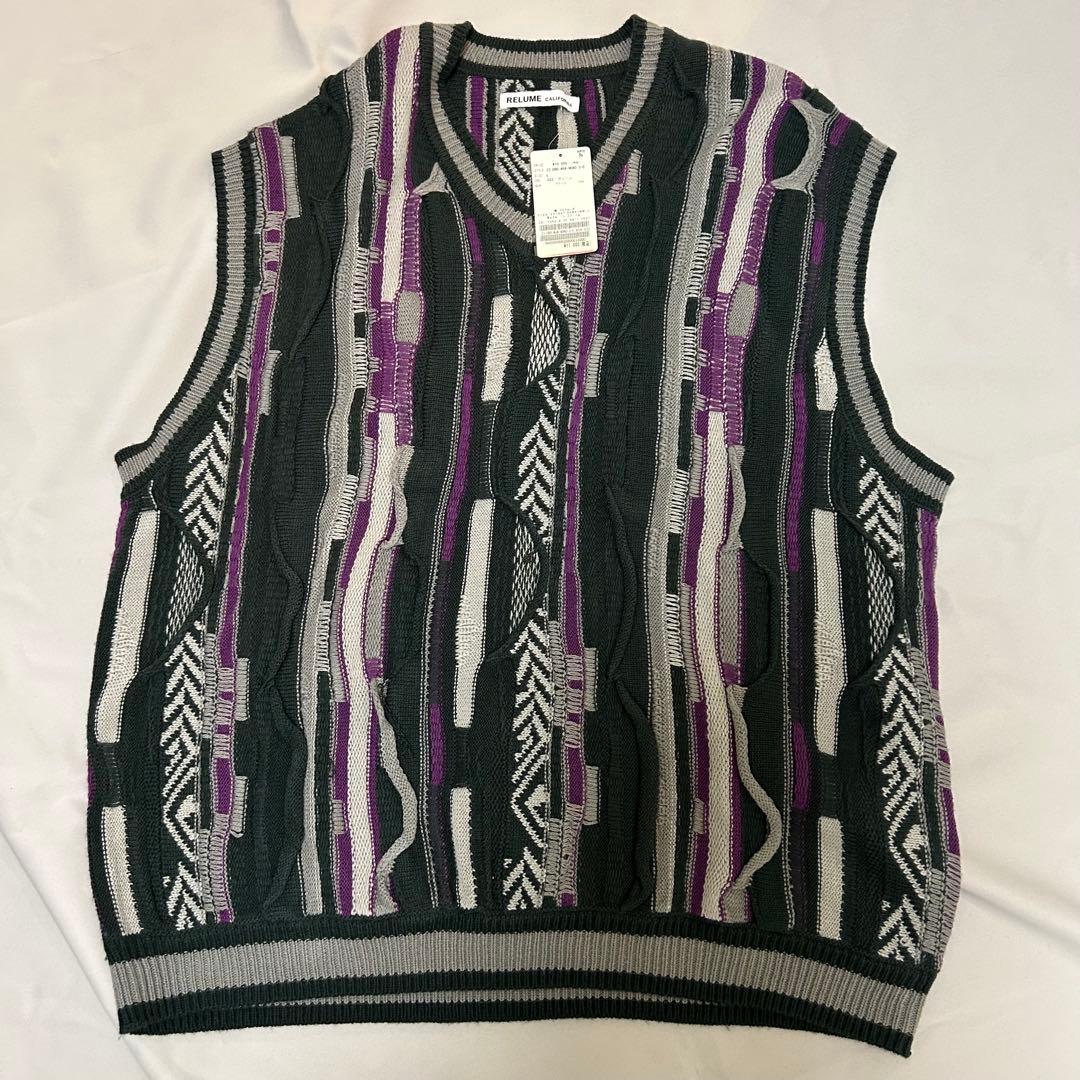【未使用品】 relume CALIFORNIA 3Dニットベスト