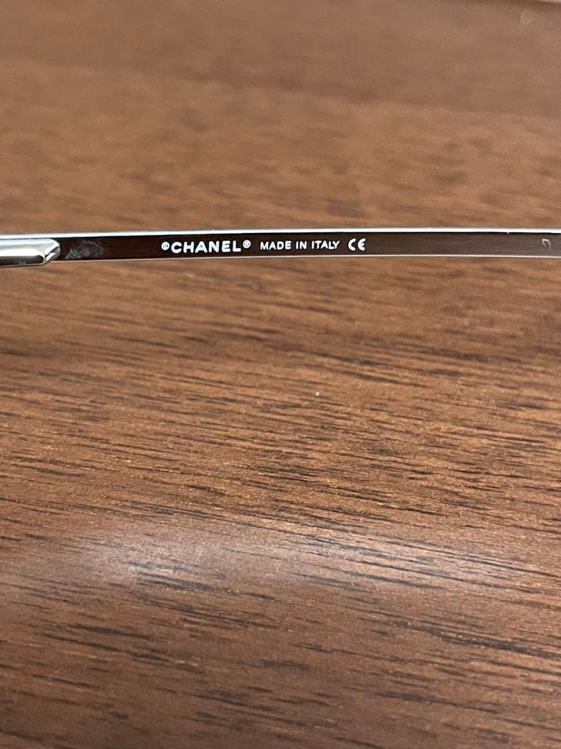 CHANEL シャネル リムレス サングラス ココマーク ケース付き
