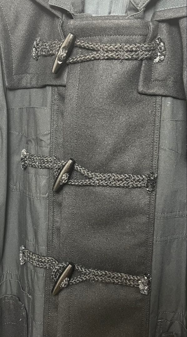 sacai Wool Melton Coat サカイ サイズ１ ブラック