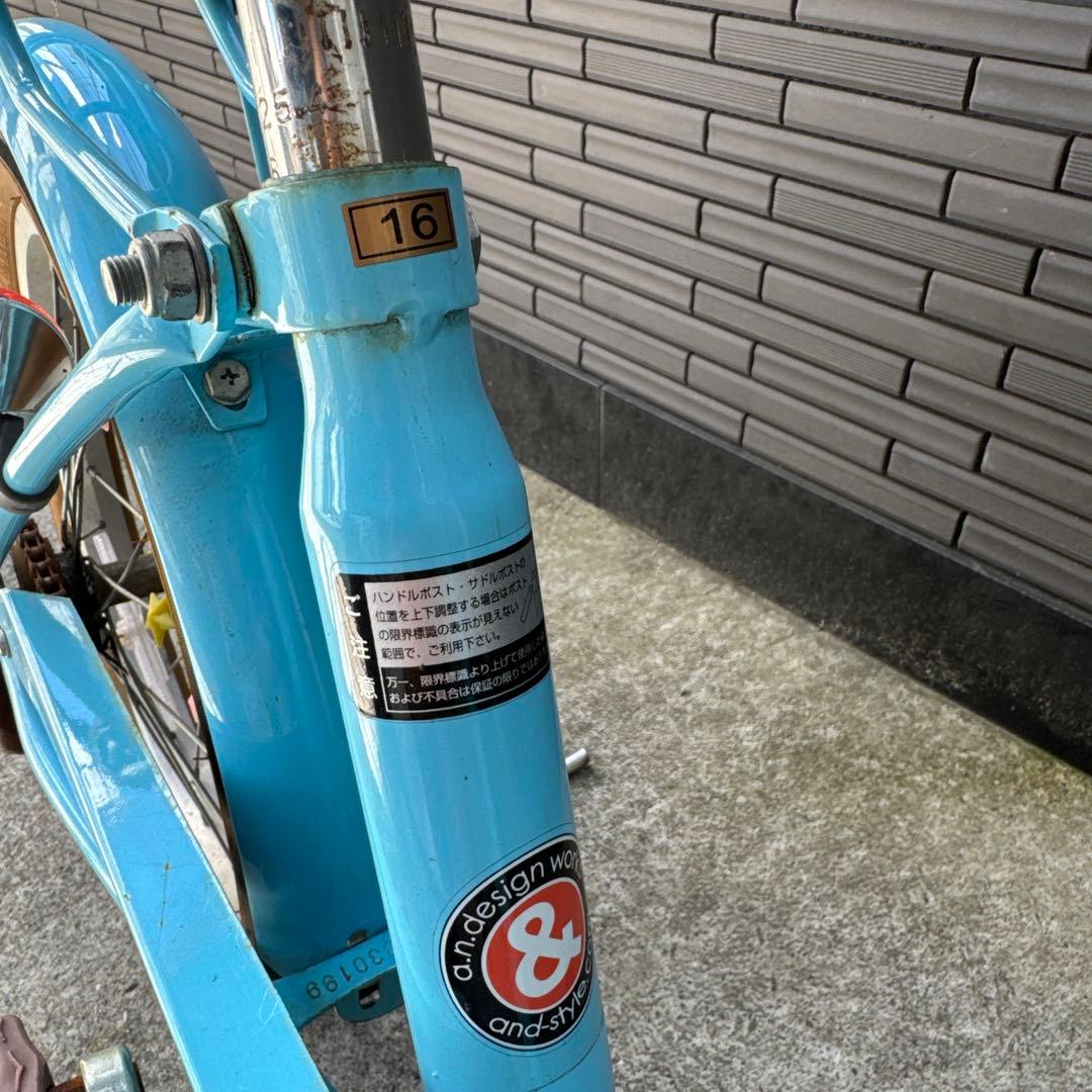【直接引き渡し限定】a.n.design works 子供用自転車 16インチ