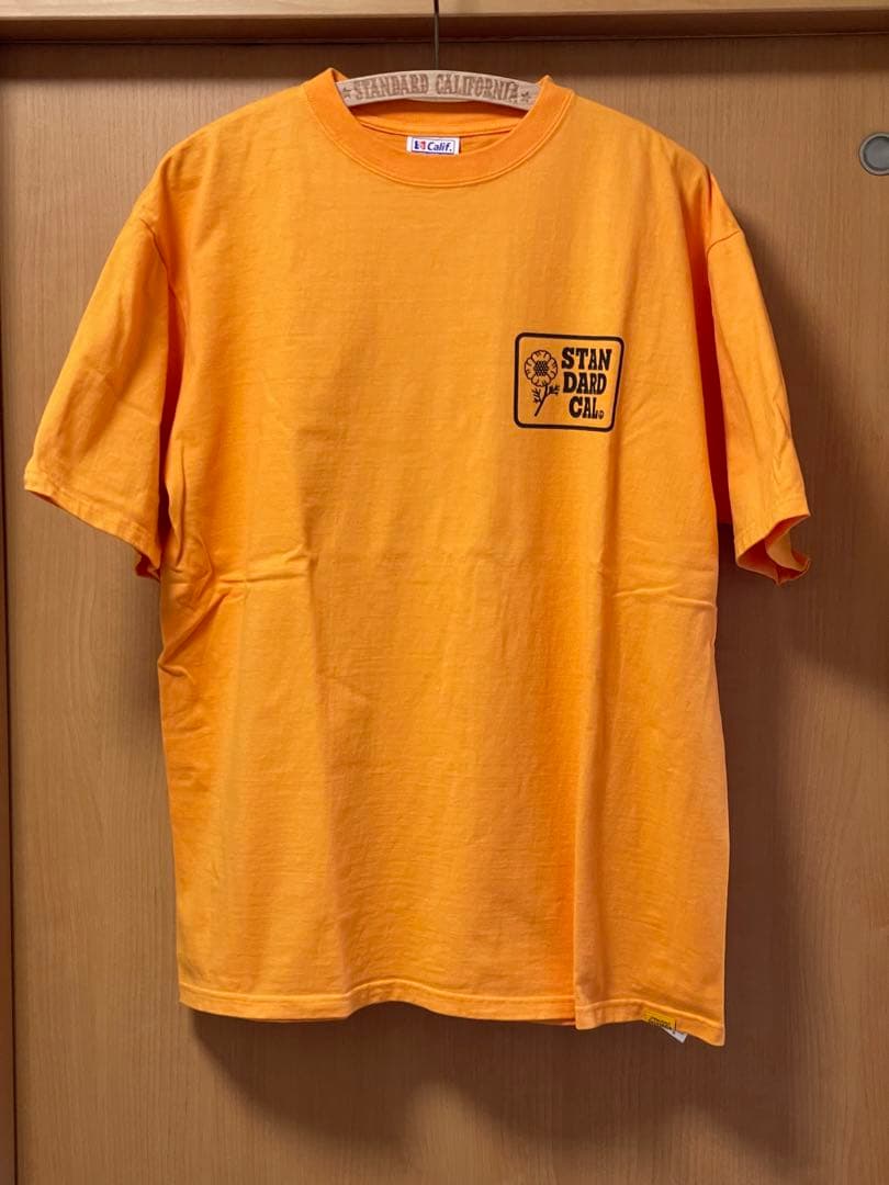 SD Heavyweight Poppy Logo Orange XL 着用少