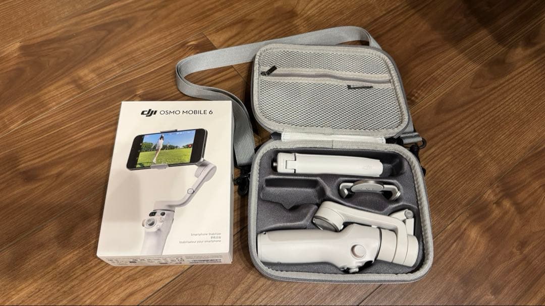 【美品】DJI Osmo Mobile 6 スマホ用ジンバル スタビライザー