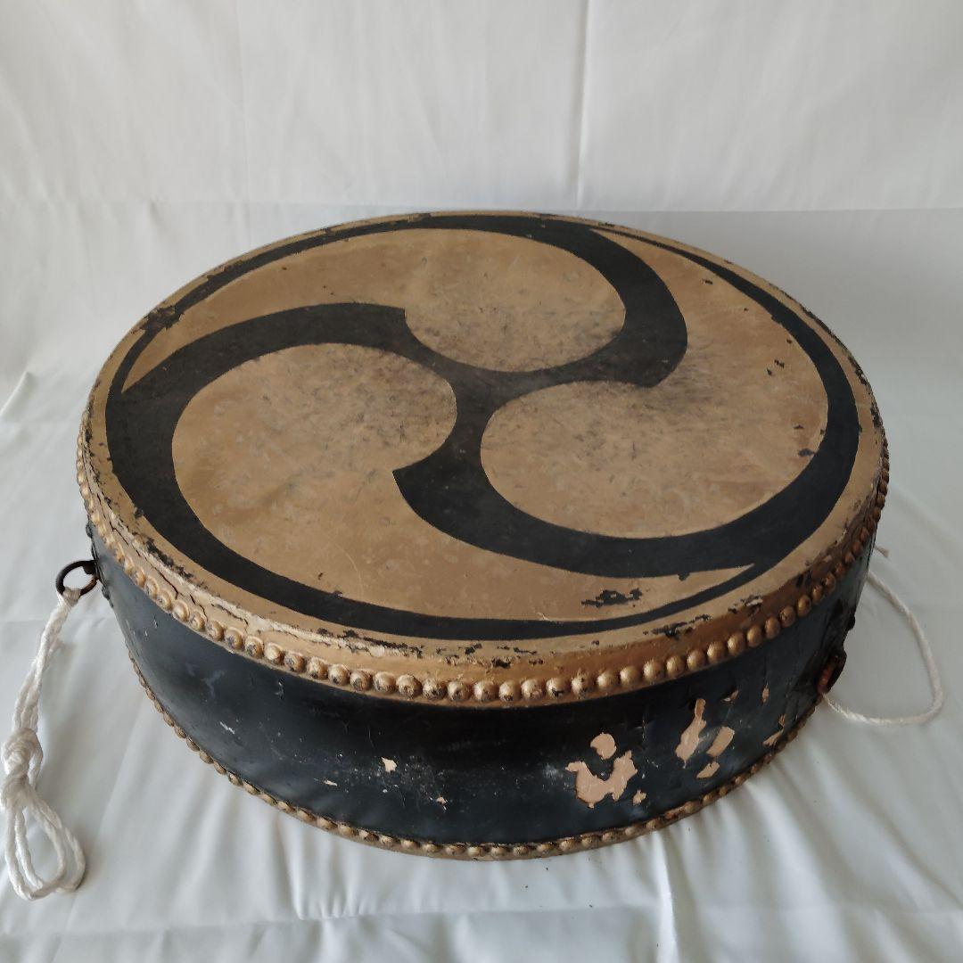 大太鼓 吊太鼓 和太鼓 直径55cm 鳴物 和楽器 平釣太鼓 三巴 インテリア