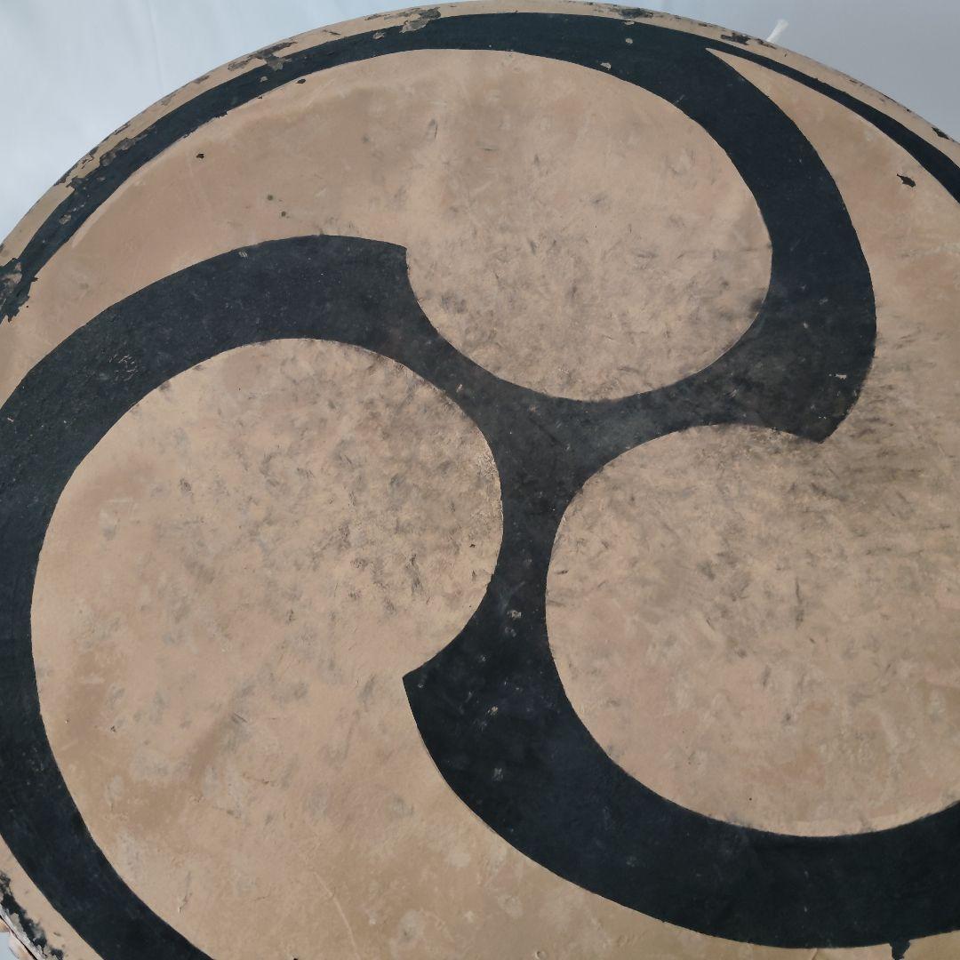 大太鼓 吊太鼓 和太鼓 直径55cm 鳴物 和楽器 平釣太鼓 三巴 インテリア