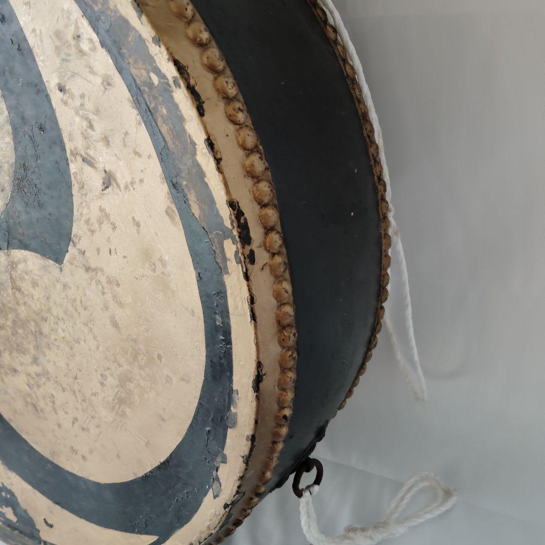 大太鼓 吊太鼓 和太鼓 直径55cm 鳴物 和楽器 平釣太鼓 三巴 インテリア