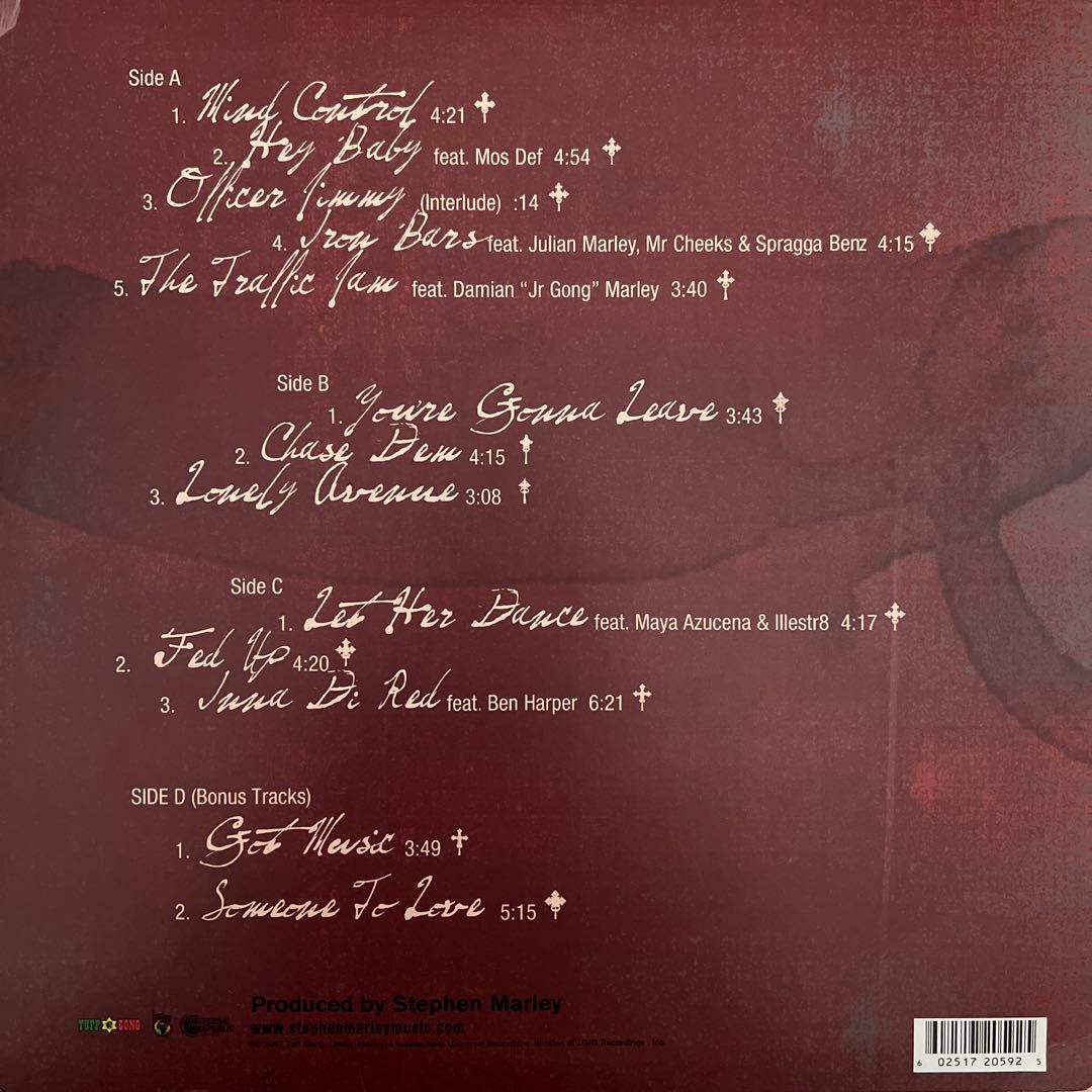 Stephen Marley Mind Control 2枚組レコード