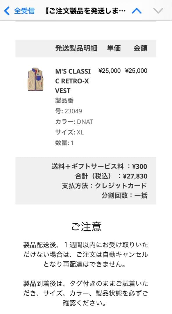 patagonia フリース レトロX ベスト XLサイズ