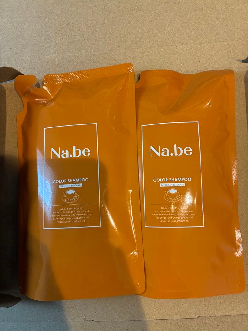 Na.be カラーシャンプー モカブラウン 300ML 2個セット
