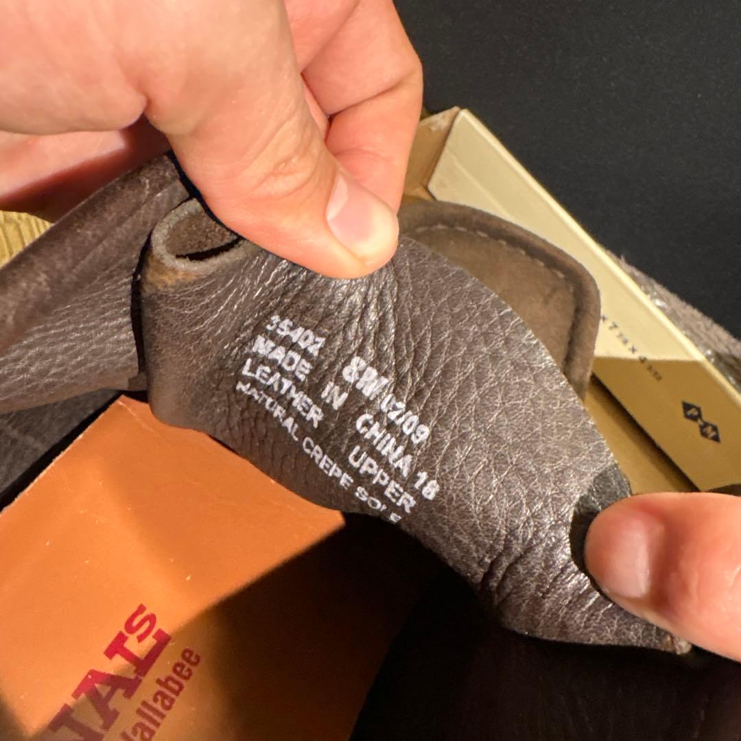 Clarks ワラビー スウェード