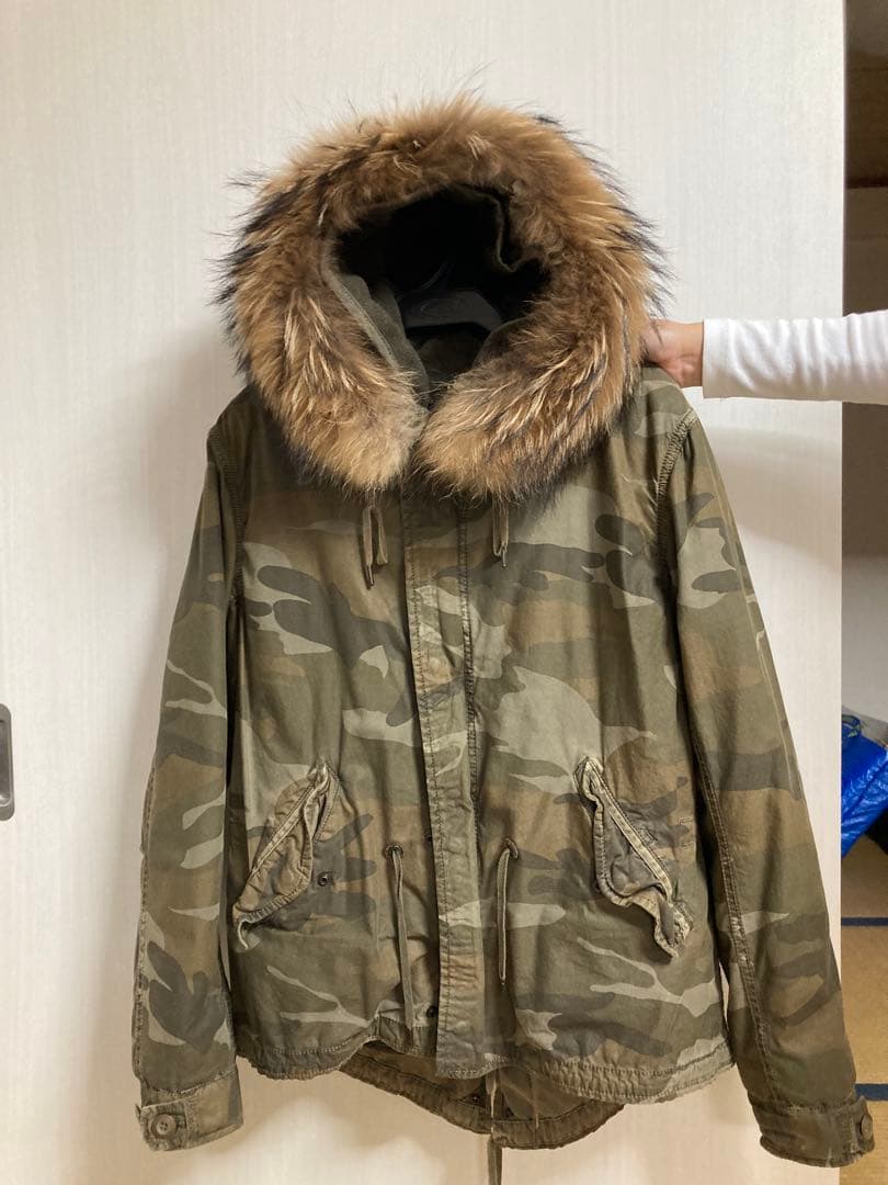 goa 迷彩柄ファー付きアウター