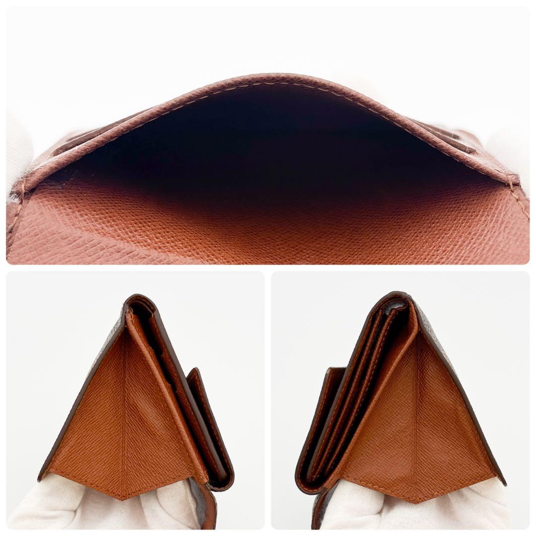 超美品★ルイヴィトン モノグラム ポルト モネビエ カルト クレディ 折り財布