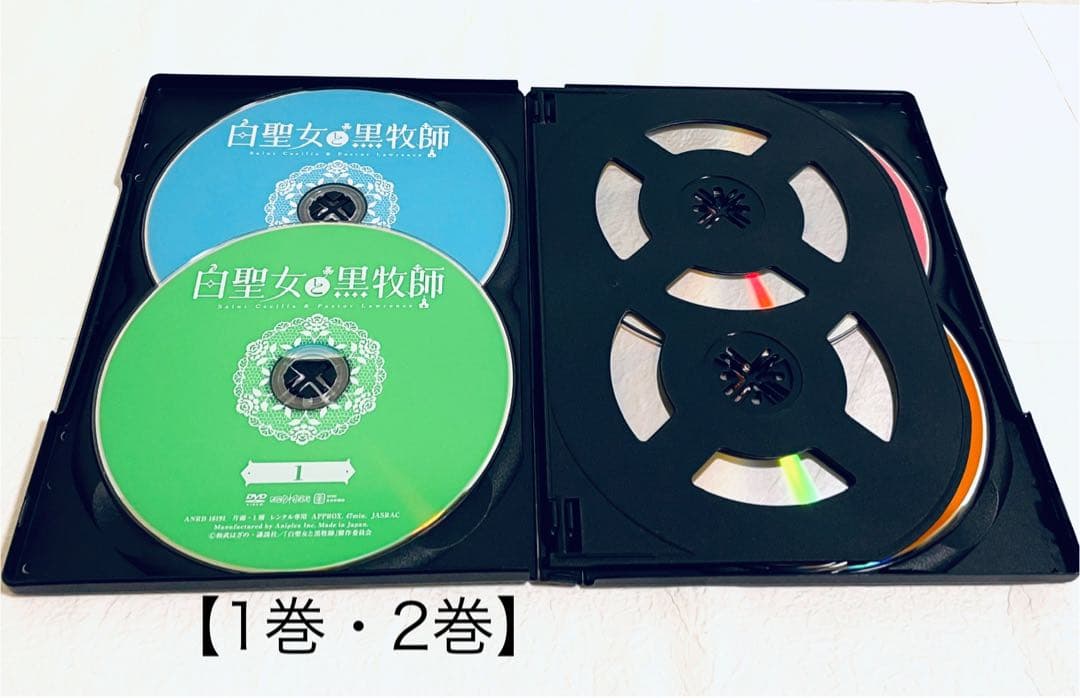 白聖女と黒牧師　【全6巻】　レンタル版DVD 全巻セット