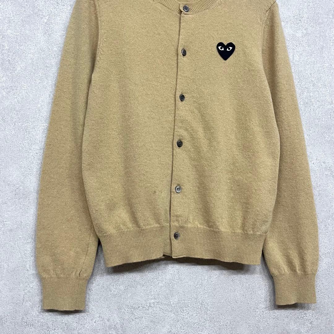 PLAY COMME des GARCONS ハートワッペン カーディガン