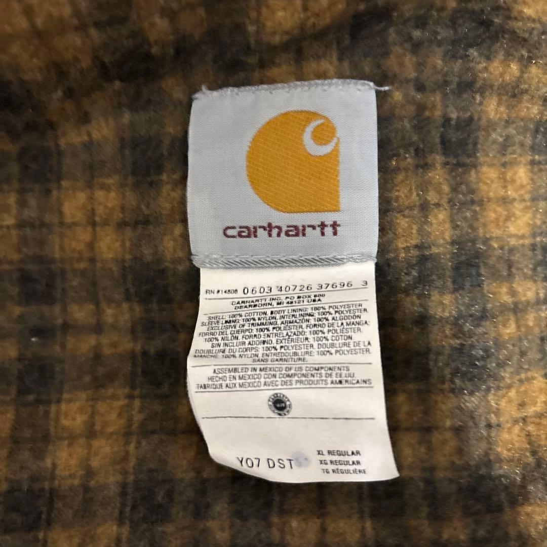 Carhartt フード付きデニムジャンパー M