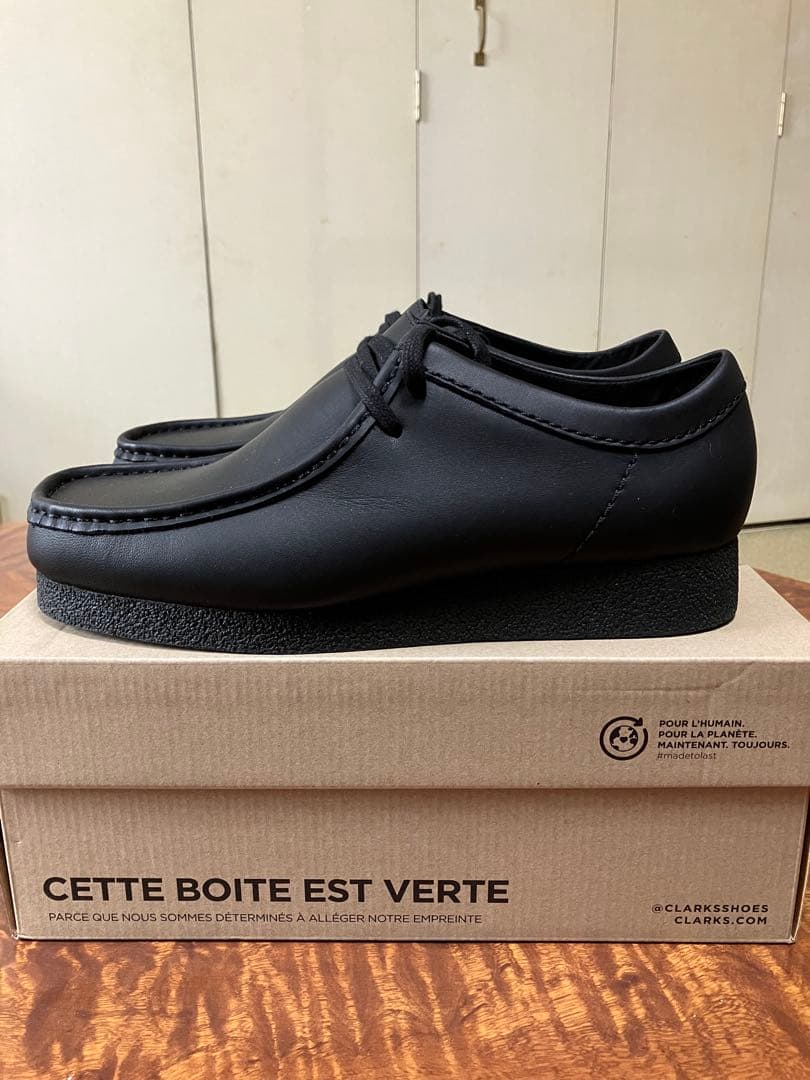 Clarks WallabeeEVO WP （ブラックレザー） 25.0