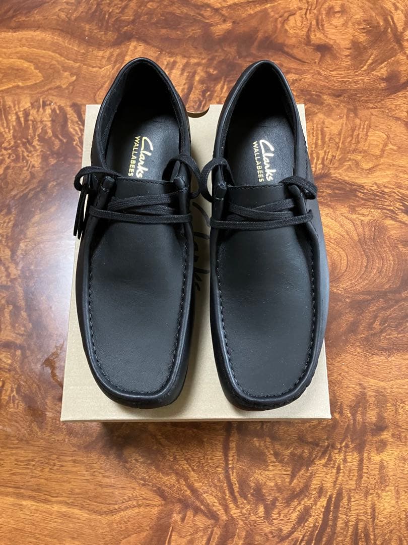 Clarks WallabeeEVO WP （ブラックレザー） 25.0