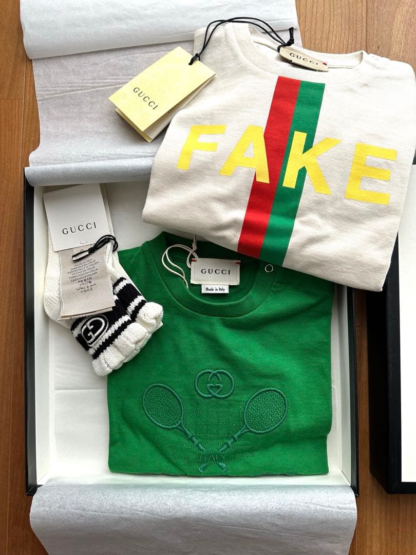 GUCCI Tシャツ ソックスセット【キッズ】