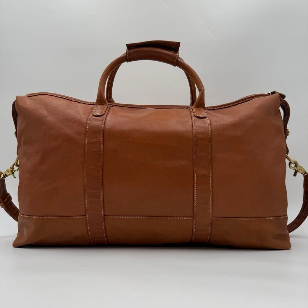 高級　COACH オールドコーチ　レザー　2way ボストンバッグ USA製