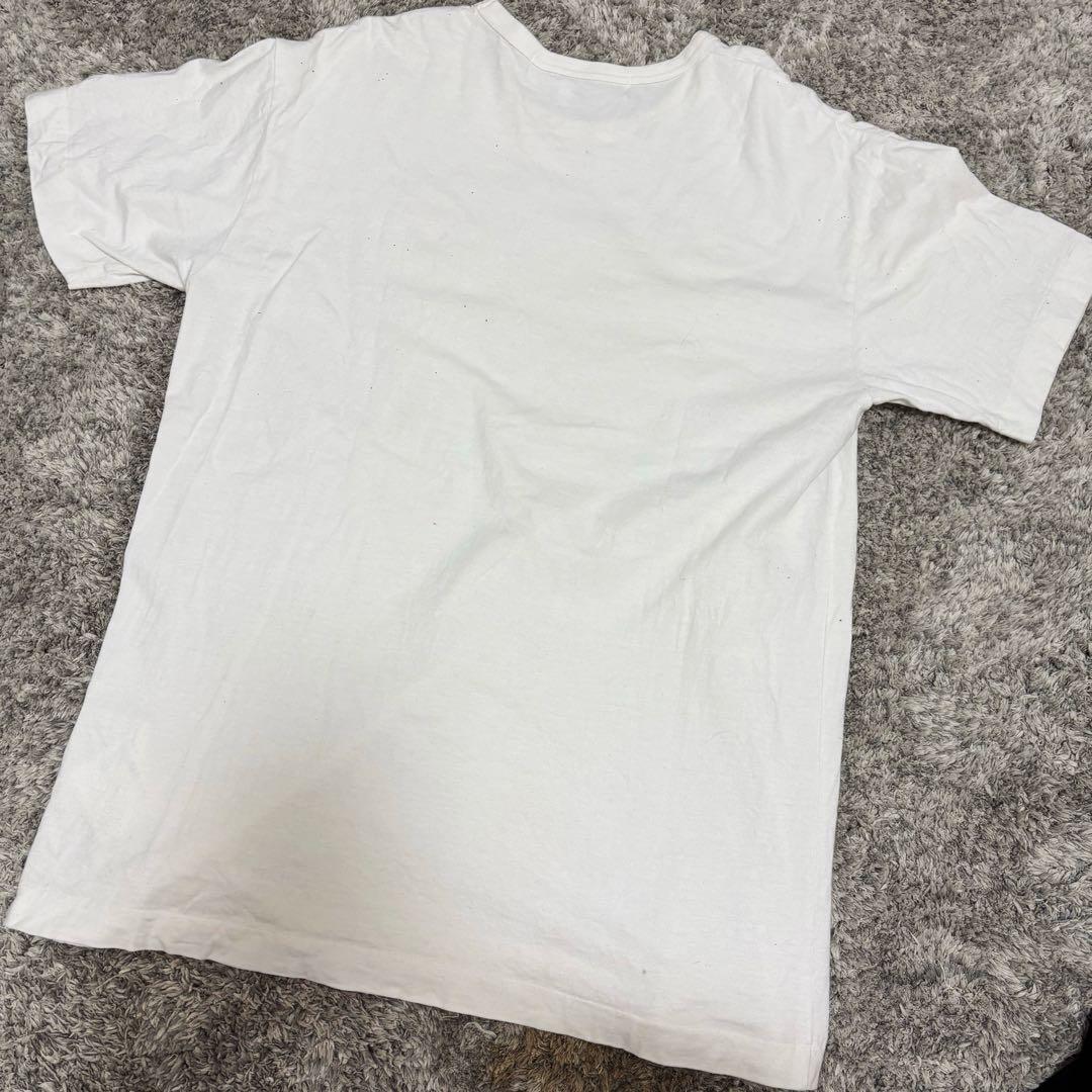 PLAY COMME des GARCONS Tシャツ　白ハートロゴ　半袖メンズ