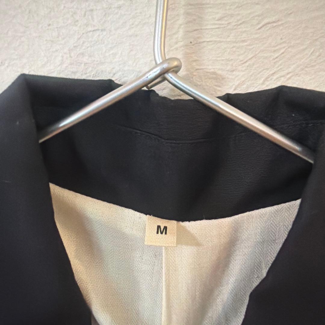 MUJILabo 高密度コットンシングルブレストコート 婦人Ｍ・黒