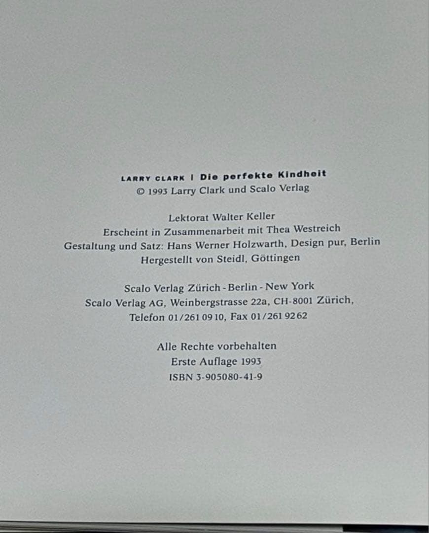 Larry Clark ラリークラーク　写真集　ドイツ　SKATE 洋書