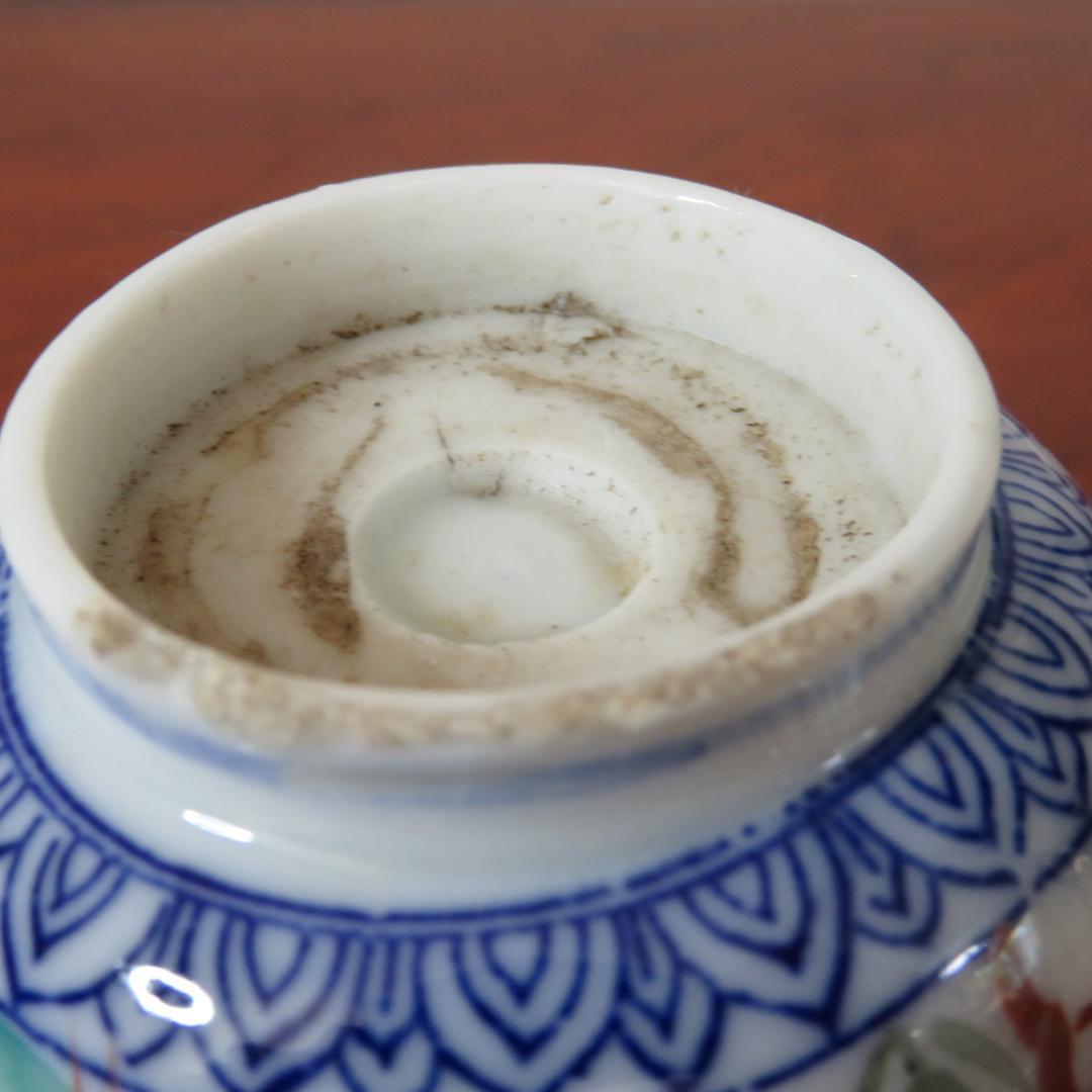 茶碗 蕎麦猪口 湯呑 ぐい飲み 松竹梅 鶴 窯傷 向付 波縁 色絵付け 金彩