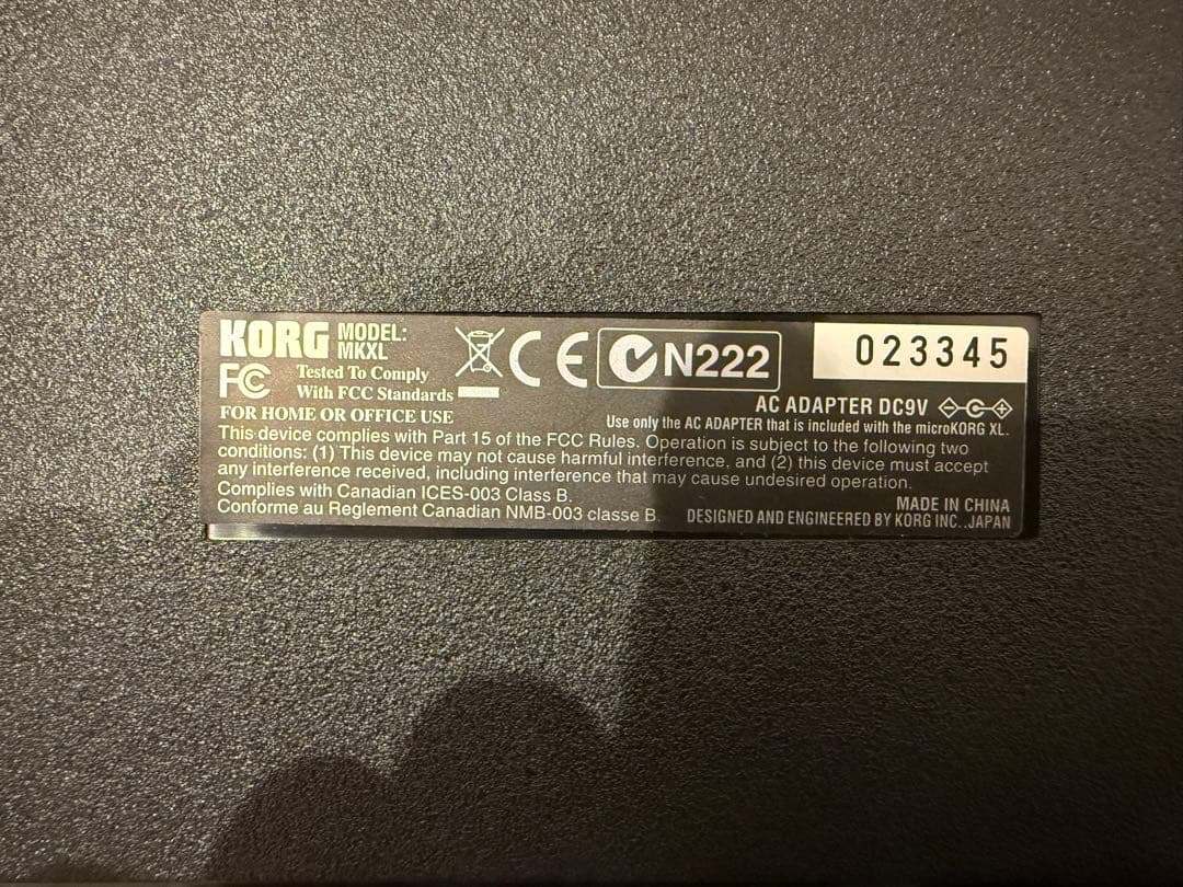 【美品】KORG microKORG ボコーダー アナログシンセサイザー 37鍵