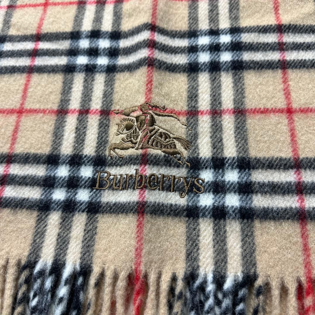 【専用】BURBERRY バーバリーウール100%大判ストール膝掛けノバチェック