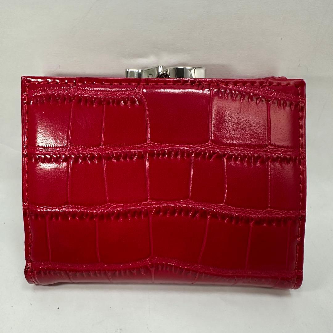 【新品・訳アリ】ヴィヴィアンウエストウッド三つ折り財布 BURGUNDY