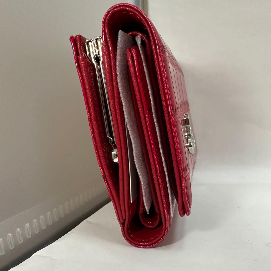 【新品・訳アリ】ヴィヴィアンウエストウッド三つ折り財布 BURGUNDY