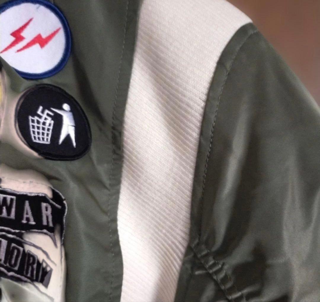 STUSSY×FRAGMENT×Alpha コラボ MA-1サイズ L　美品