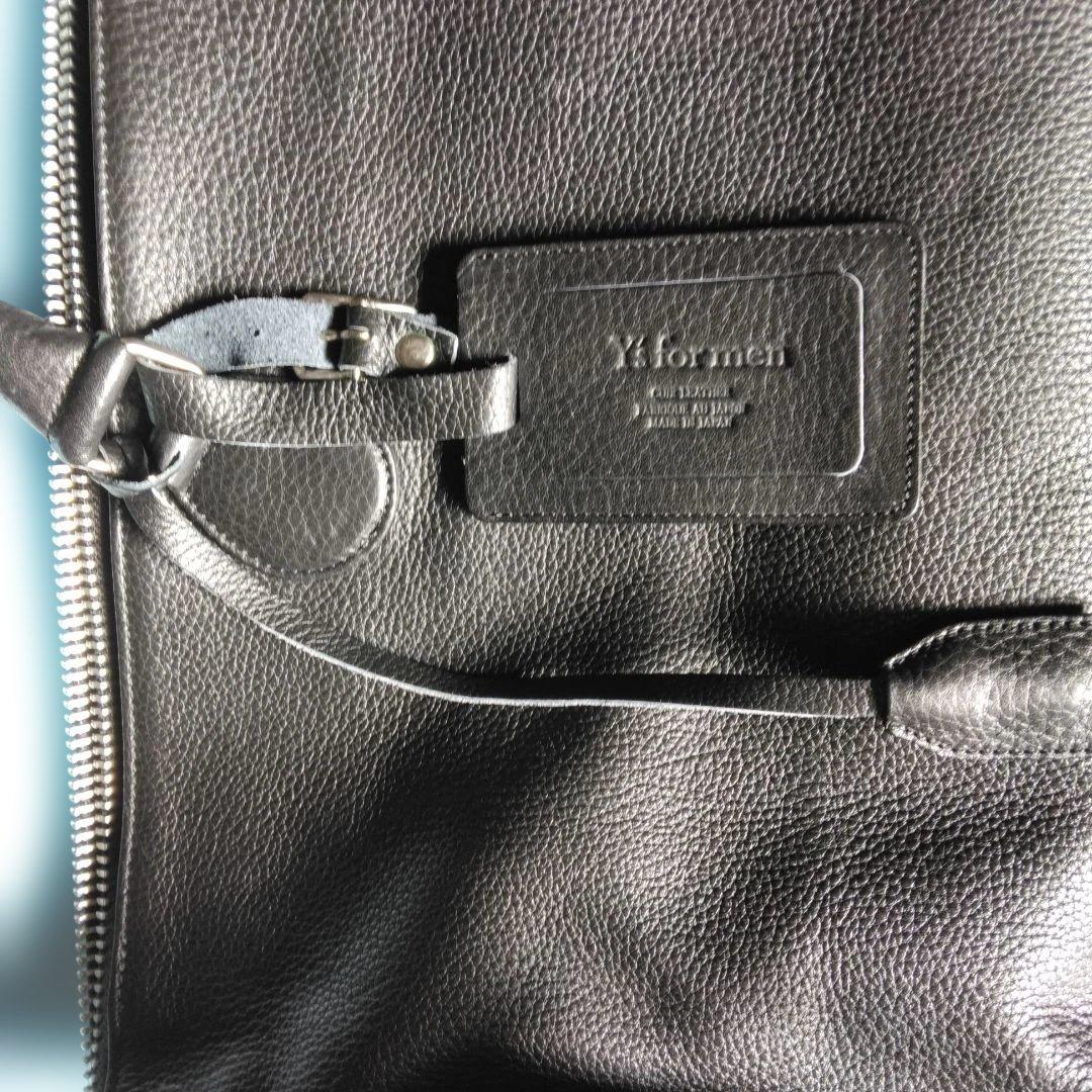 美品　Y's for men ボストンバッグ　黒　ワイズフォーメン 牛革未使用