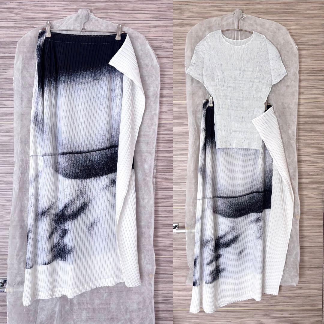 スカート 2025SS ISSEY MIYAKE SHADOW STUDY PLEATS