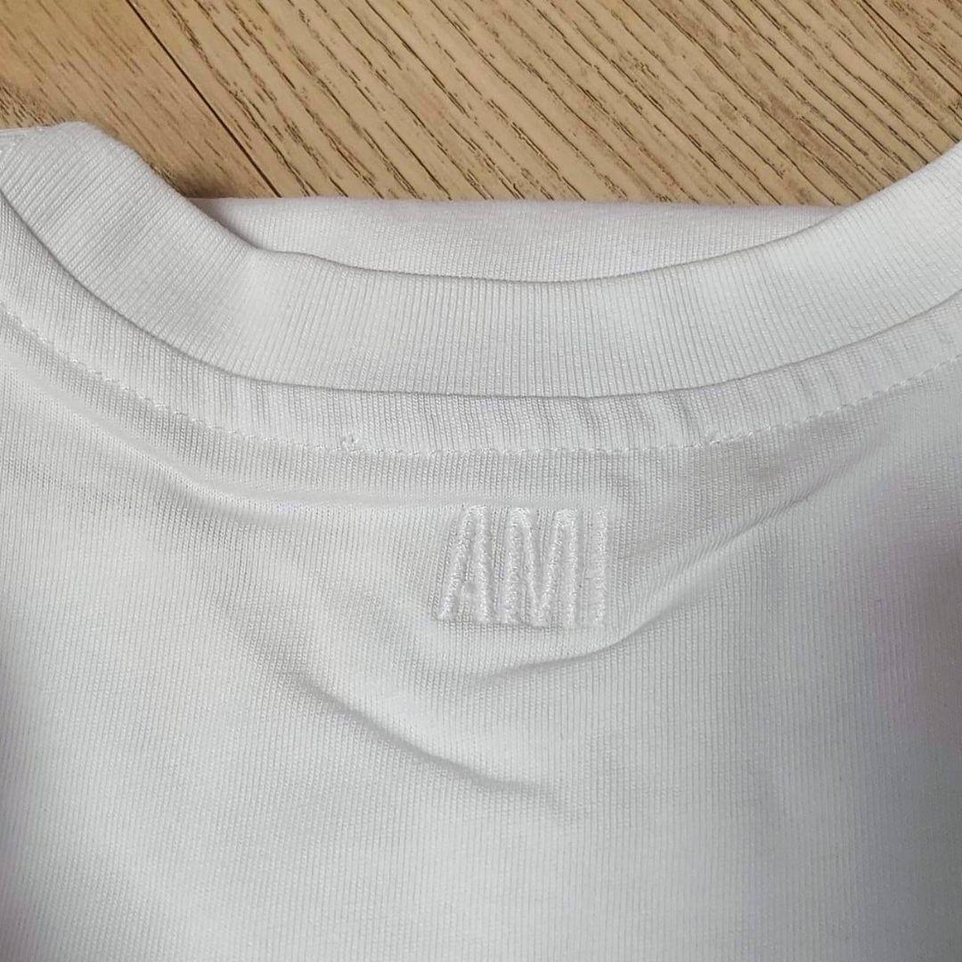 【新品同様】AMI Paris アミパリス Tシャツ ホワイト Mサイズ