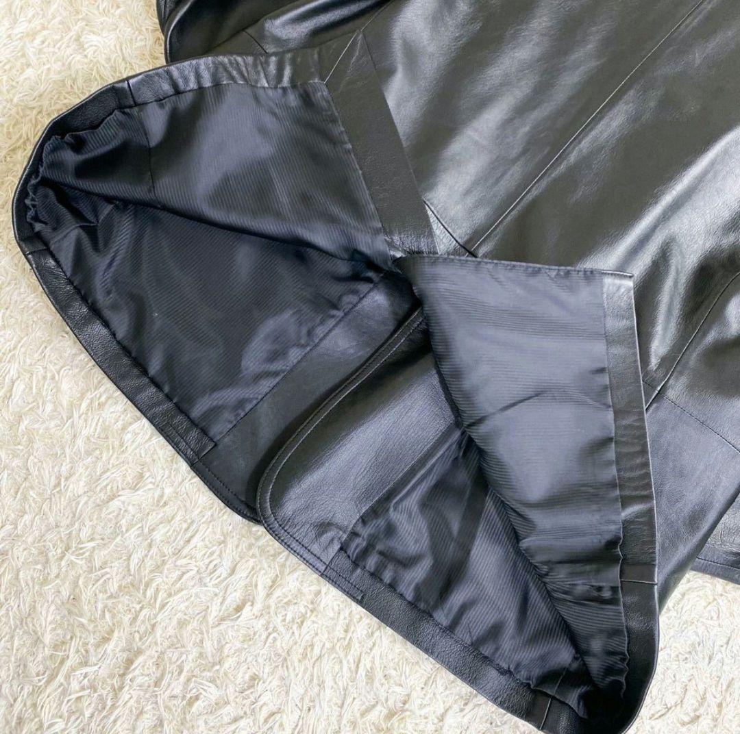 もっちゃんyes様BALMAIN バルマンテーラードジャケット羊革ブラック LL