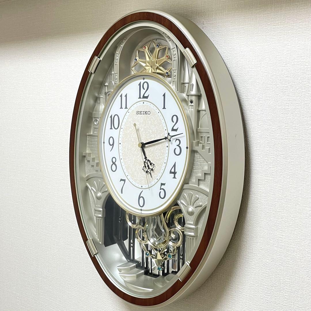 美品 SEIKO セイコー 電波掛時計 からくり時計