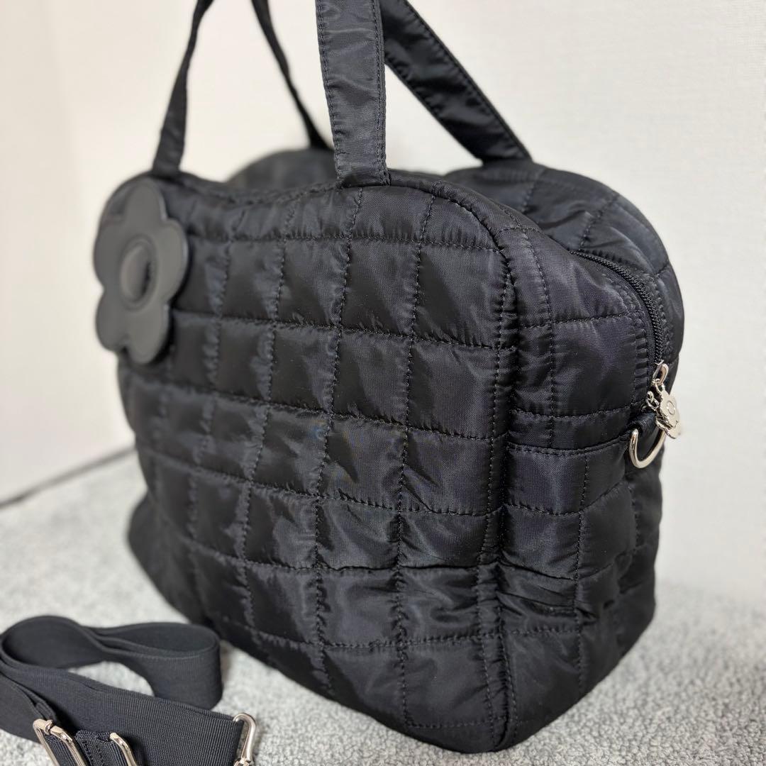 MARY QUANT ボストンバッグ トラベルポーチ付き 大容量