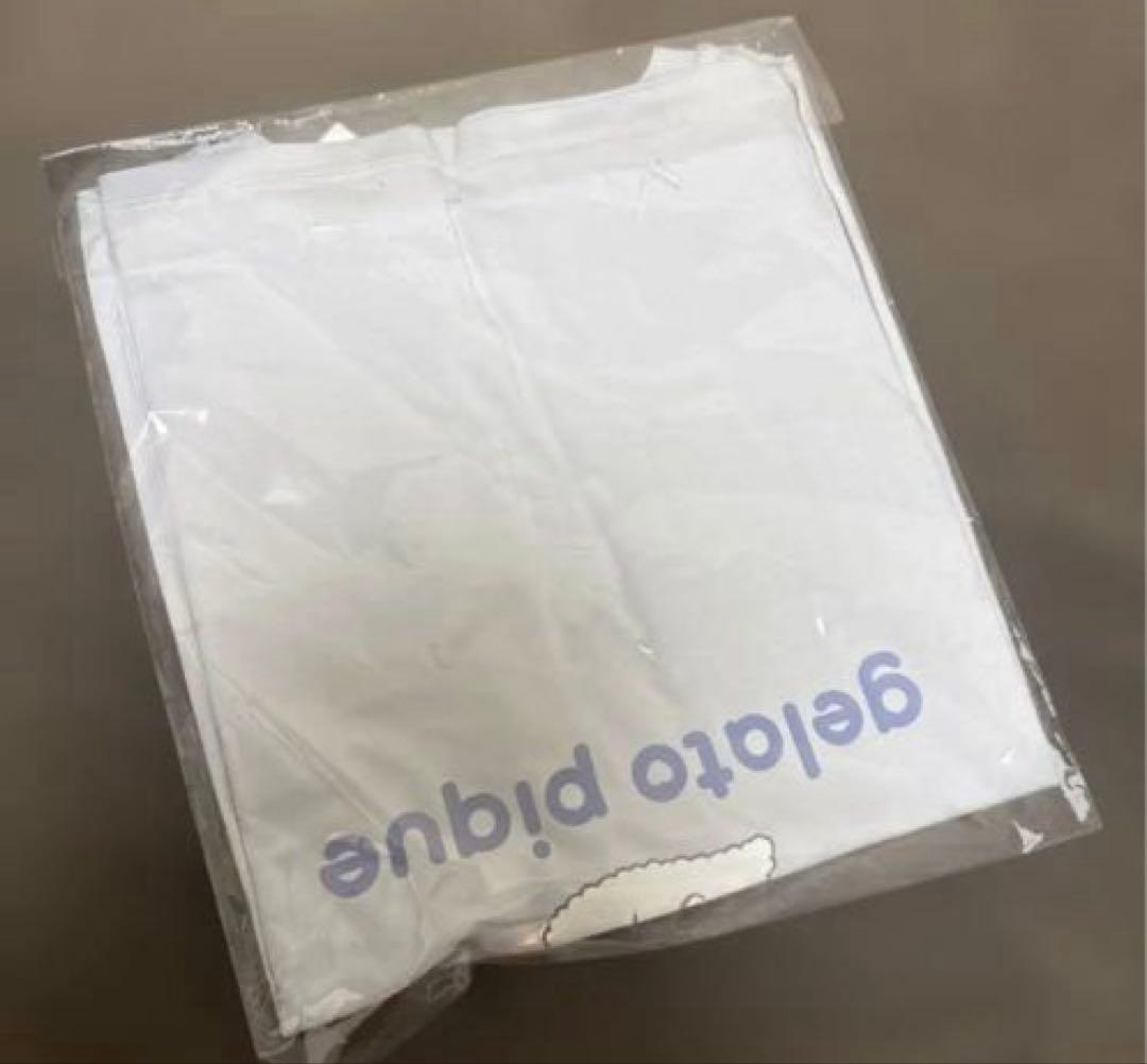 ジェラートピケ　サンリオ　ワンポイントTシャツ　シナモンロール　LBLU
