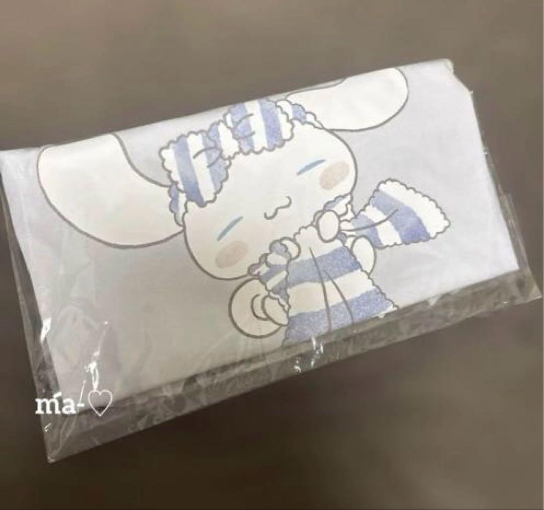 ジェラートピケ　サンリオ　ワンポイントTシャツ　シナモンロール　LBLU