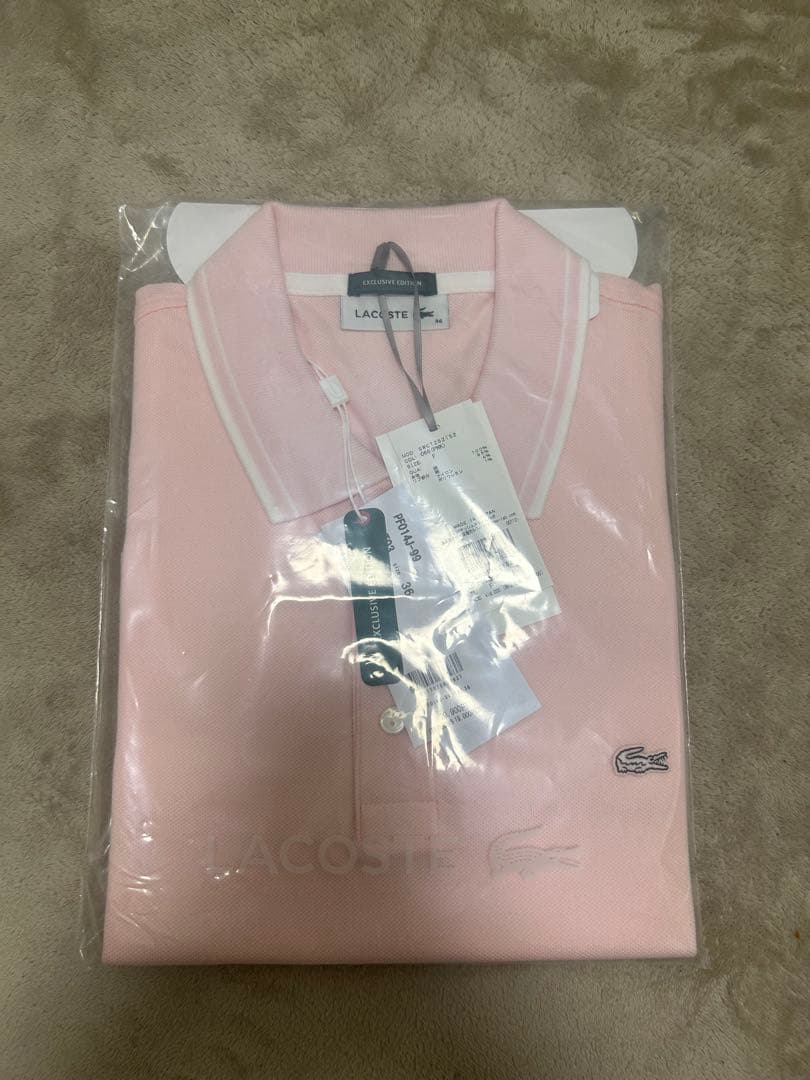 snidel×LACOSTE ピンク ポロシャツ 半袖 未使用