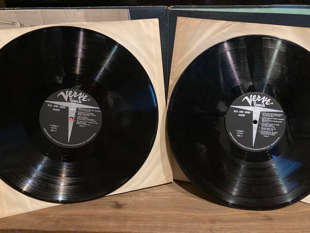 Ella and Louis Again 2LPレコード Orig
