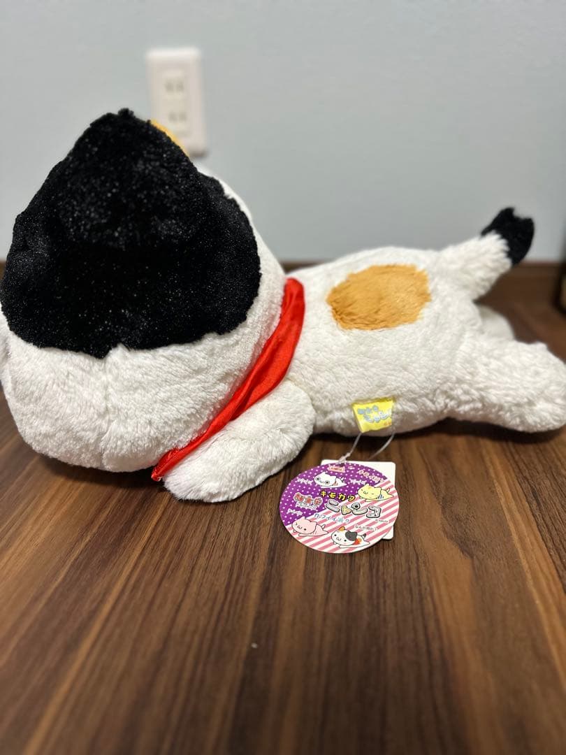顔文字ニャンコ　ぬいぐるみ　BIG