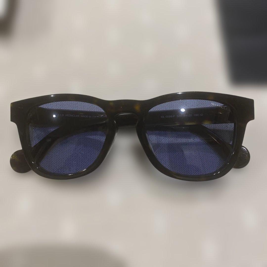 モンクレールMONCLER サングラス ブルーレンズ 美品USED