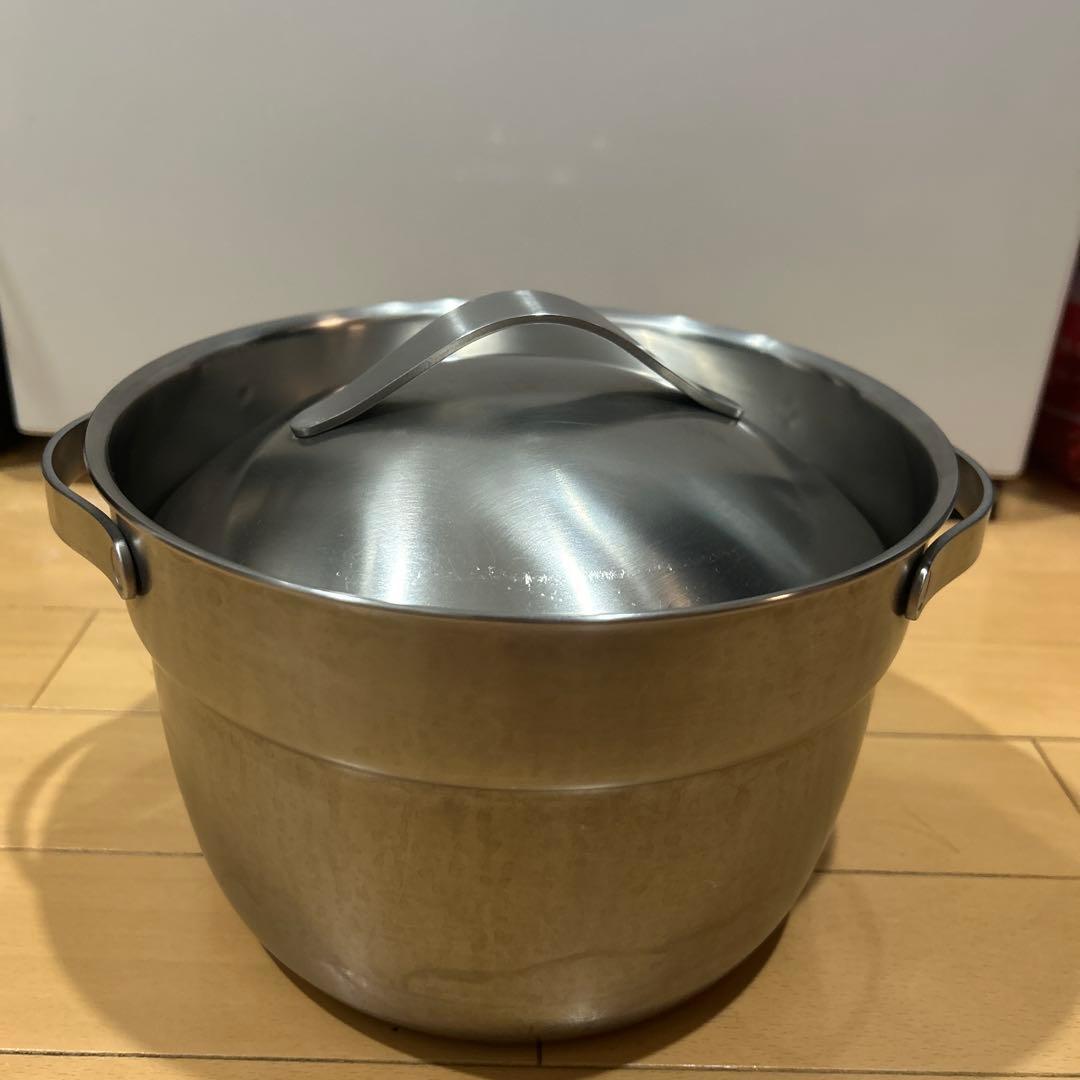 【宮崎製作所】ごはん鍋 ステンレスタイプ五合