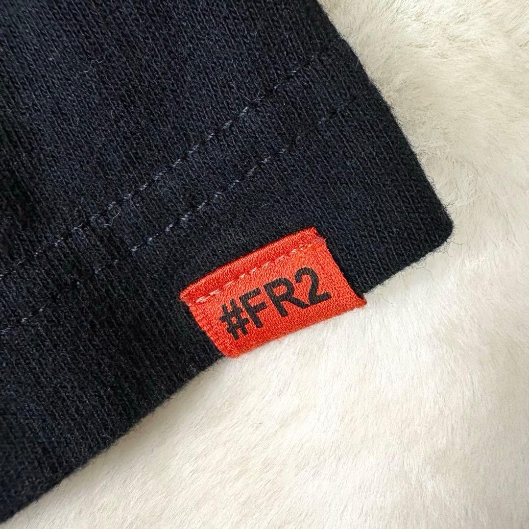 限定品　FR2 エフアールツー￼ L 半袖　Tシャツ　刺繍　デカロゴ￼ 即完売￼