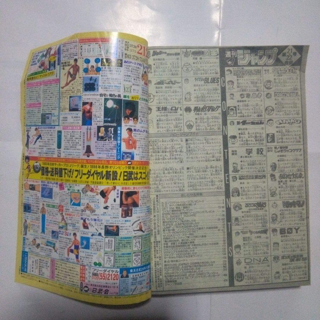 レア　週刊少年ジャンプ1994年21・22号　表紙&巻頭カラー　スラムダンク