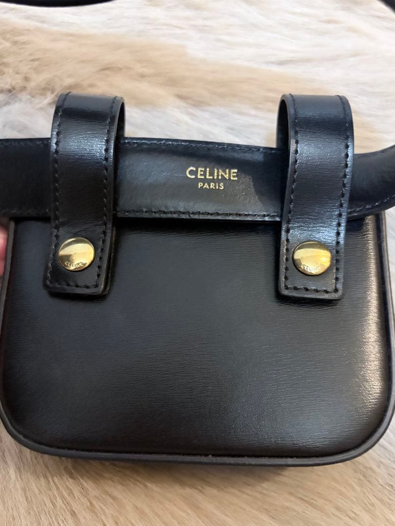 本日限定割引レアCELINE 新品同様トリオンフポーチ付きベルト