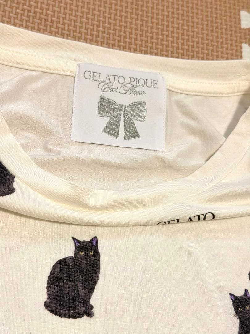 【新品国内正規品】ハロウィンCAT猫総柄ルームウェア　ジェラピケ
